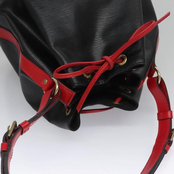 LOUIS VUITTON Epi Noe Shoulder Bag Bicolor Black Red M44017 - Picture 6 of 16